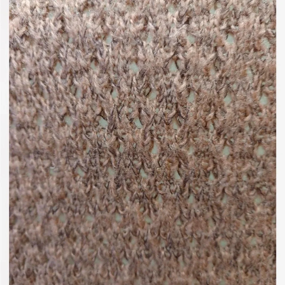 Ichi Textured Knit Sweater Light Mahogany Colour Size XXL - Picture 12 of 14